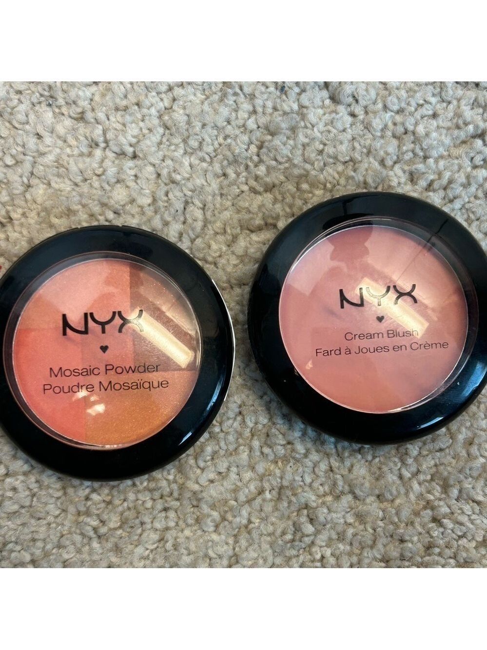 NYX mosaic/cream blush duo natural CB02 Love MPB10 brand new never used
